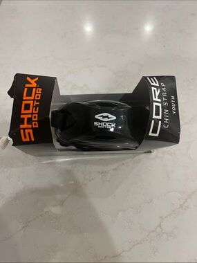 NIB Shock Doctor Core Youth Chin Strap - Black